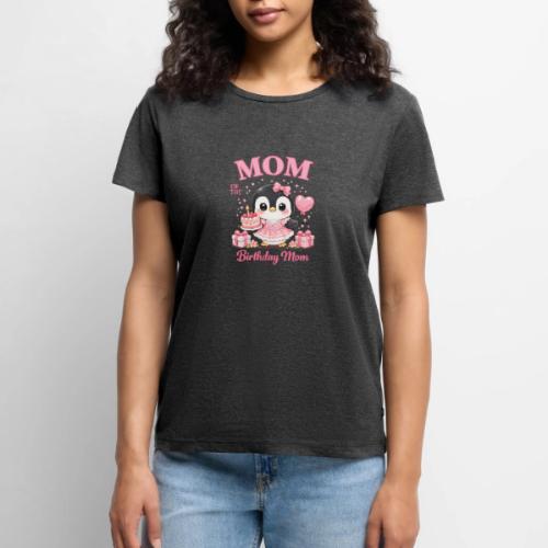 Cute Penguin Birthday Mom Kawaii Cake Balloon Gift - Women's Premium T-Shirt