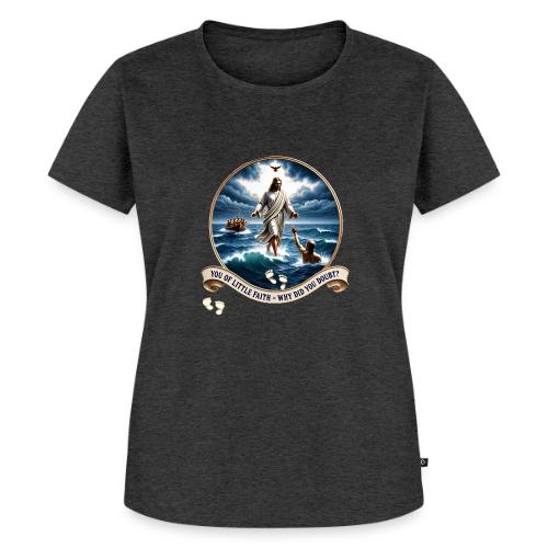 Walking On Water Faith T Shirt, Christian Miracle - Women's Premium T-Shirt
