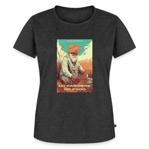 No Farmers, No Food, Sikh Farmer - Women's Premium T-Shirt
