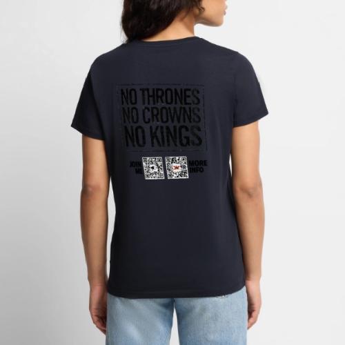 No Thrones (black, back-facing) - Women's Premium T-Shirt