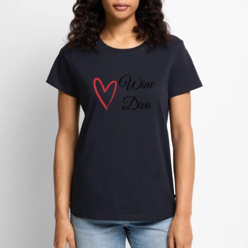 Diva du vin - T-shirt premium pour femmes