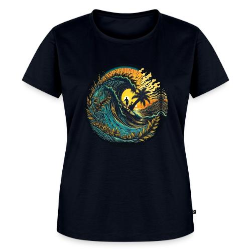 Sunrise Flower Barrel - Women's Premium T-Shirt