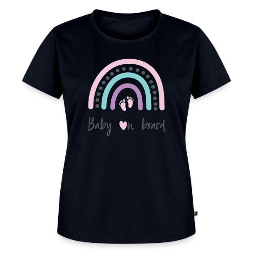Baby on board - Boho Rainbow - Maternity (female) - Women's Premium T-Shirt
