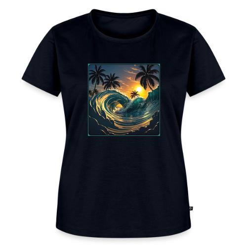 Liquid Morning Wave - Women's Premium T-Shirt