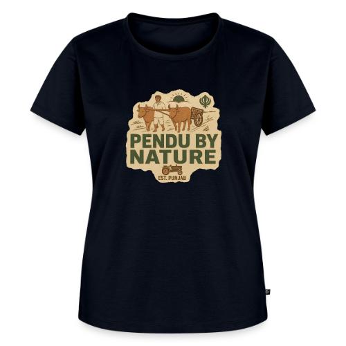 Pendu By Nature, Est. Punjab, rustic - Women's Premium T-Shirt