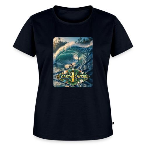 Coastal Cavern Wave - Women's Premium T-Shirt