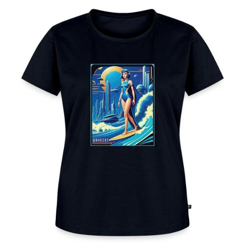 Art Deco City Surfer - Women's Premium T-Shirt