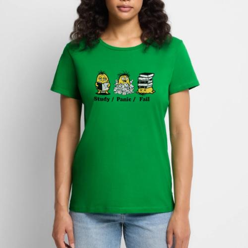 Funny Student Study Panic Fail Back To School - Women's Premium T-Shirt