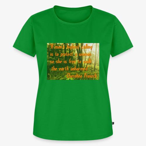 Cherokee Man - Women's Premium T-Shirt