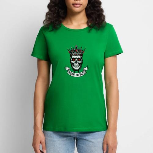 Born to Rule Skull King - Women's Premium T-Shirt