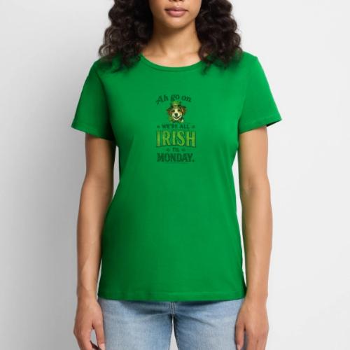 St. Patrick’s Day Dog T-Shirt – We’re All Irish - Women's Premium T-Shirt