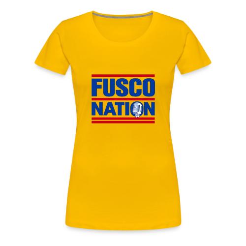 Fusco Nation with Mic (250th Show Commemorative) - Women's Premium T-Shirt