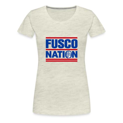 Fusco Nation with Mic (250th Show Commemorative) - Women's Premium T-Shirt