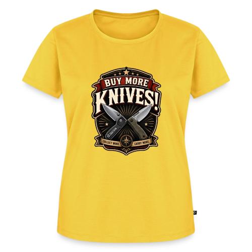 Buy More Knives Emblem - Tactical Pocket Knife EDC - Women's Premium T-Shirt