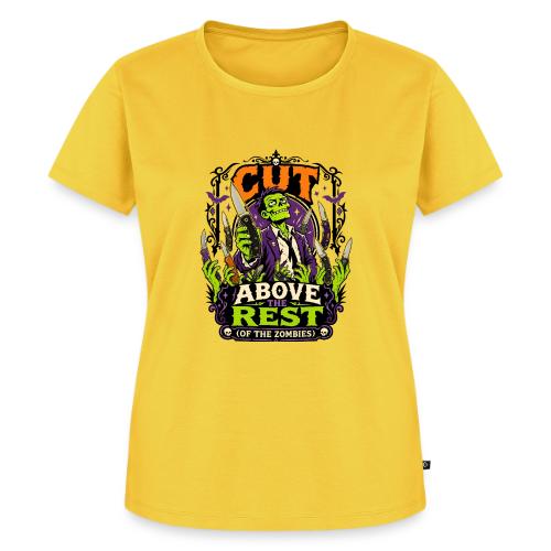 Cut Above The Rest Zombie Pocket Knife Halloween - Women's Premium T-Shirt