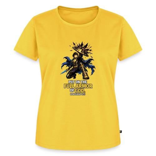 Full Armor of God Anime Warrior | Ephesians 6:11 C - Women's Premium T-Shirt