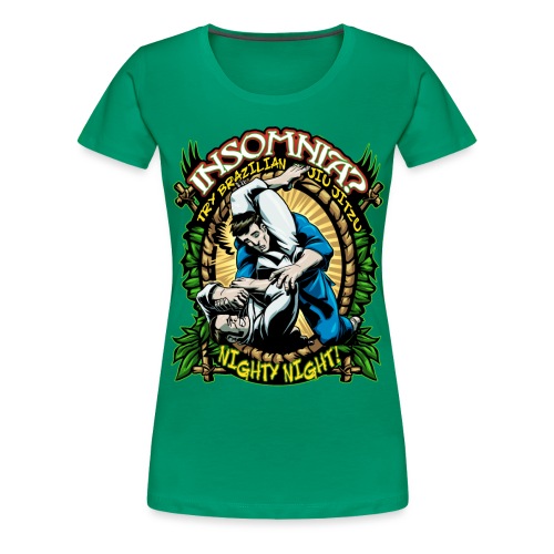 Brazilian Jiu Jitsu Shirt - Insomnia Brazilian - Women's Premium T-Shirt