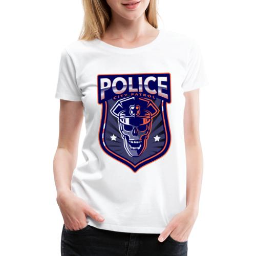 Police City Patrol Skull Gamer Game Lovers Tech Fashion T