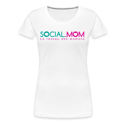 Social.mom logo français - Women's Premium T-Shirt