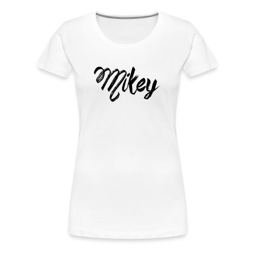 MikeyPlayz Classic (White) - Women's Premium T-Shirt