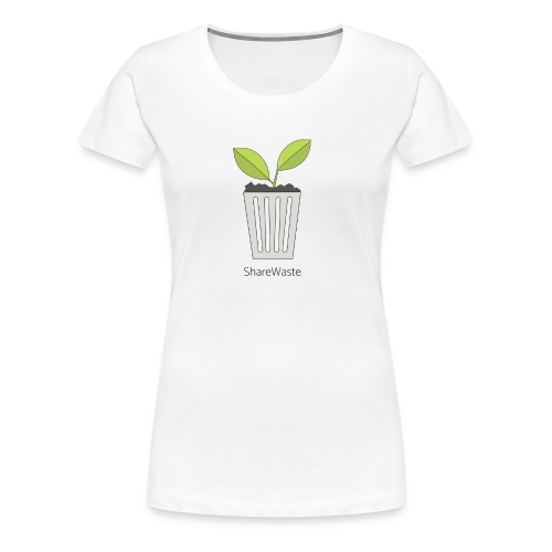 ShareWaste logo - Women's Premium T-Shirt