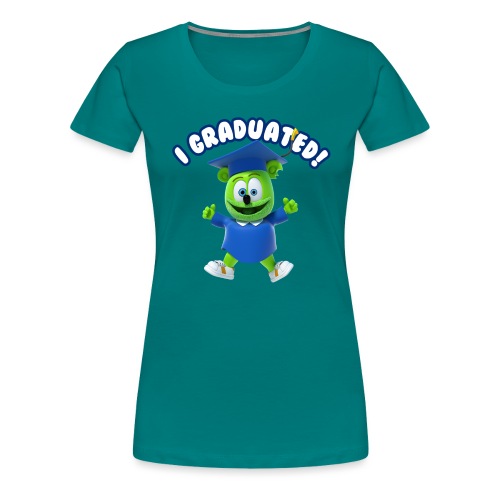 I Graduated! Gummibar (The Gummy Bear) - Women's Premium T-Shirt