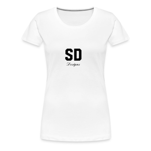 SD Designs blue, white, red/black merch - Women's Premium T-Shirt