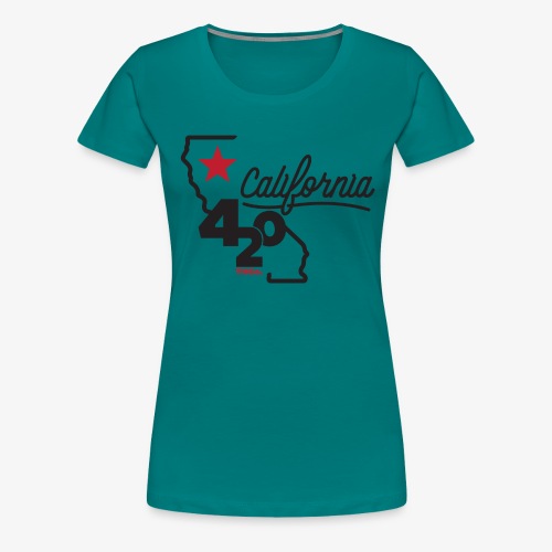 California 420 - Women's Premium T-Shirt
