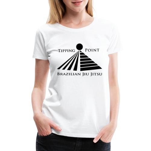Black Tipping Point Logo - Women's Premium T-Shirt