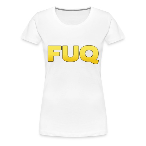 FUQ_SP_logo(border) - Women's Premium T-Shirt