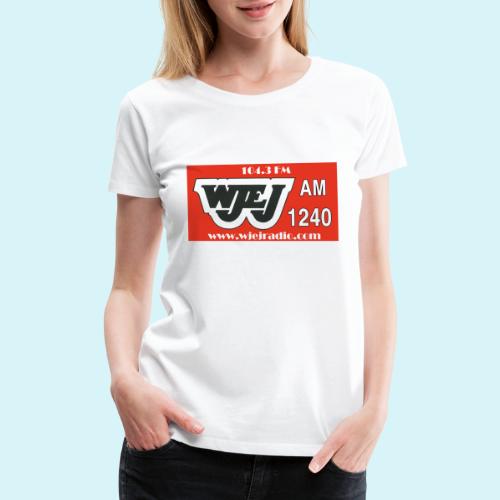 WJEJ LOGO AM / FM / Website - Women's Premium T-Shirt