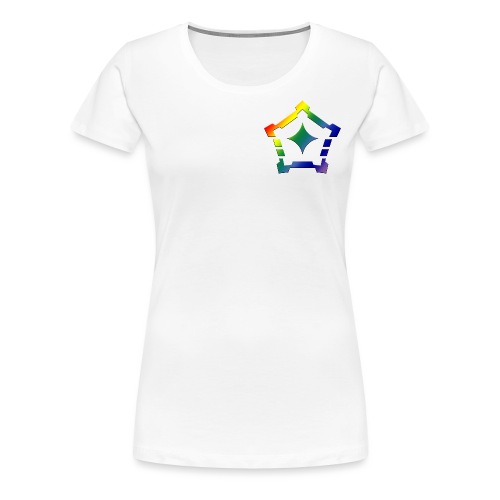 rainbow logo gradient - Women's Premium T-Shirt