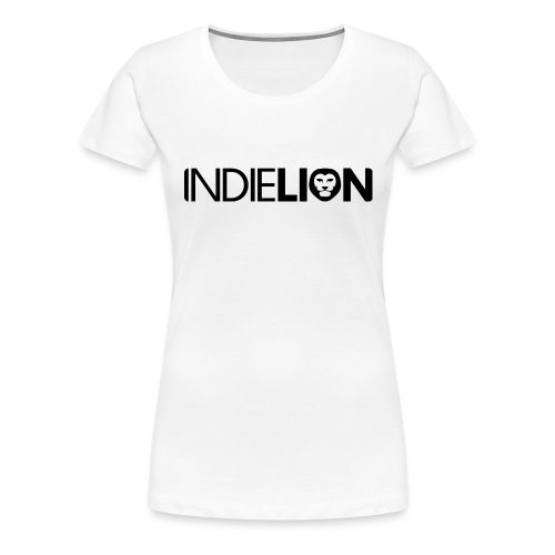 IndieLion textlogo black png - Women's Premium T-Shirt