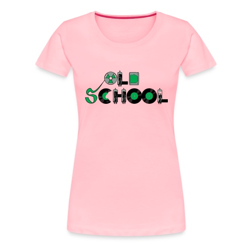 Old School Music - Women's Premium T-Shirt