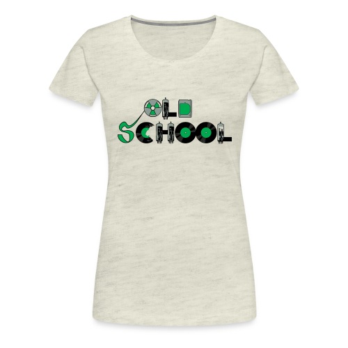 Old School Music - Women's Premium T-Shirt