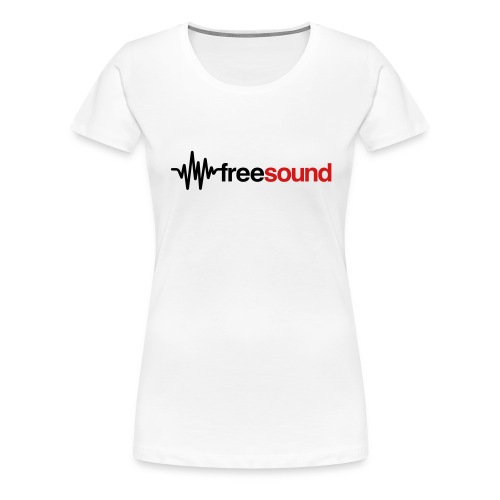 freesound logo tshirt - Women's Premium T-Shirt