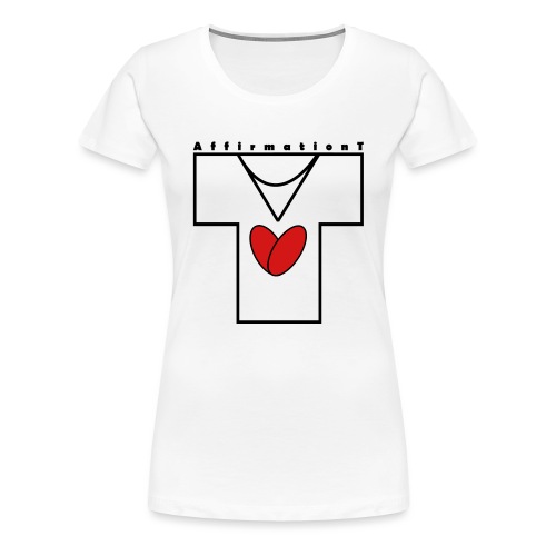 AffirmationT logo - Women's Premium T-Shirt