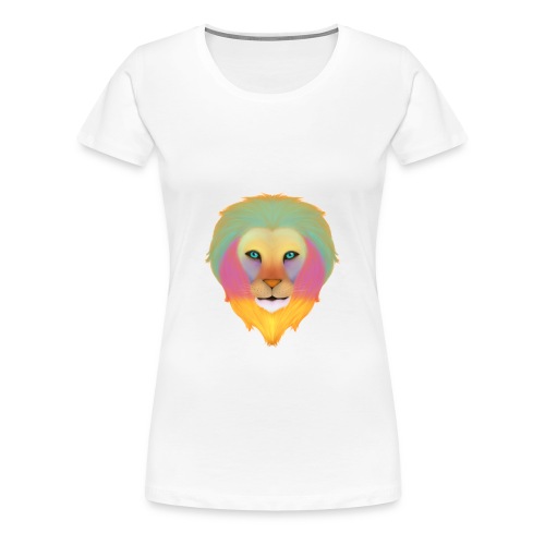 Rainbow lion - Women's Premium T-Shirt