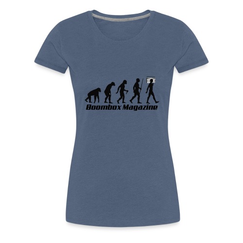 Evolution of Man Black - Women's Premium T-Shirt