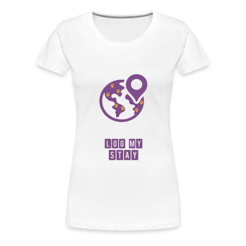 Purple logo - Women's Premium T-Shirt