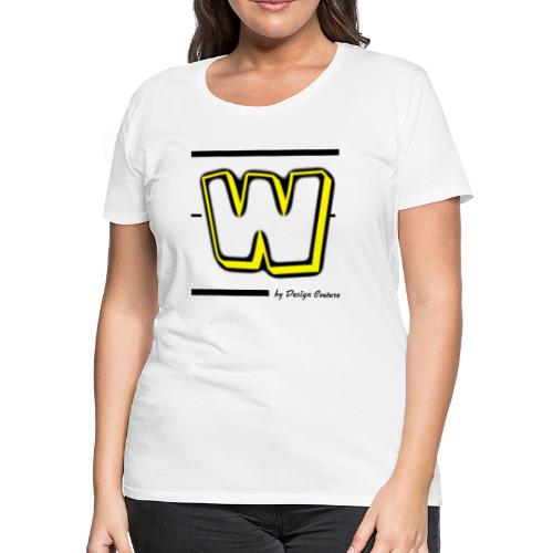W YELLOW - Women's Premium T-Shirt