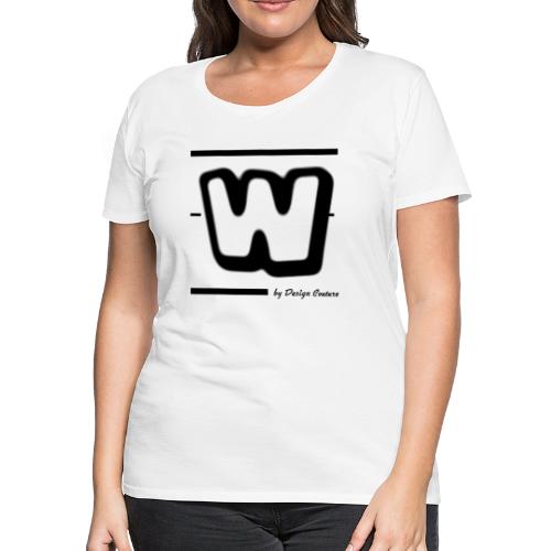 W BLACK - Women's Premium T-Shirt