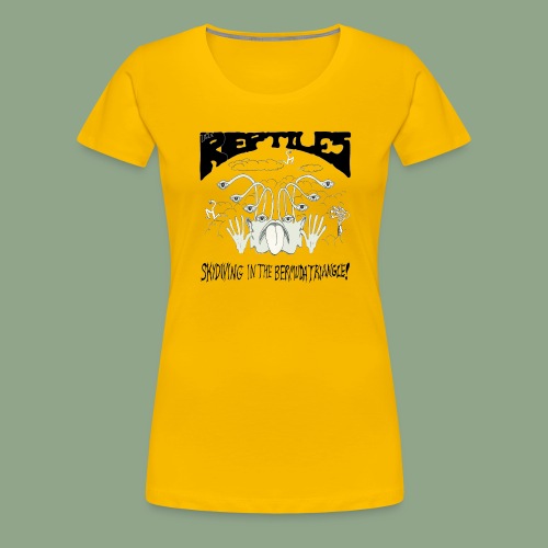 The Reptiles Skydiving T Shirt - Women's Premium T-Shirt