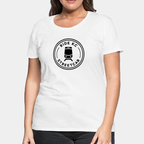 KC Streetcar Black Stamp - Women's Premium T-Shirt