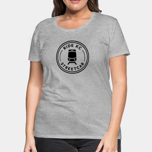 KC Streetcar Black Stamp - Women's Premium T-Shirt