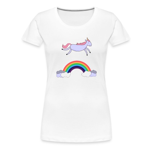 Flying Unicorn - Women's Premium T-Shirt