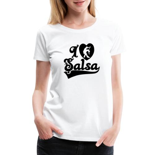 I Love Salsa Dancing T-Shirt Design - Women's Premium T-Shirt