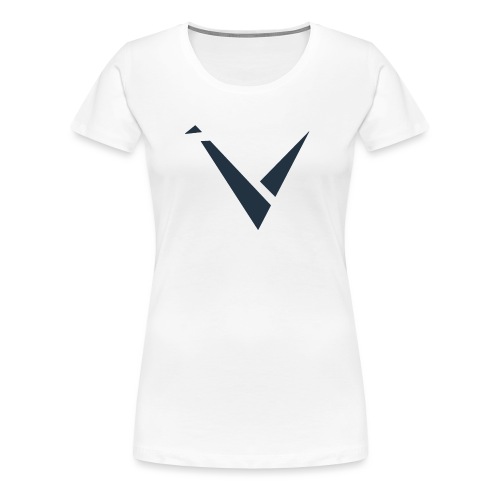 WhiteVTransFIRKANTAFORFAEN Copy png - Women's Premium T-Shirt