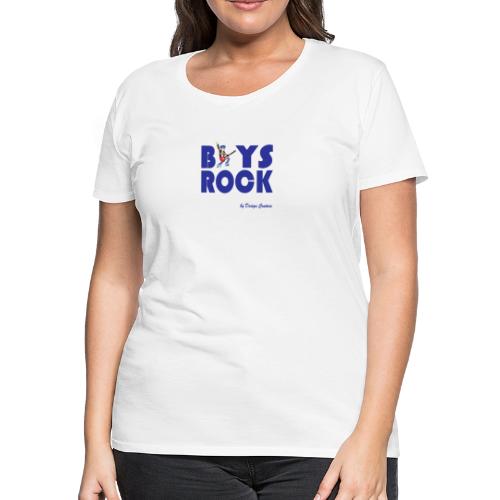 BOYS ROCK BLUE - Women's Premium T-Shirt