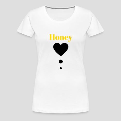 Honey Baby (black and yellow) - Women's Premium T-Shirt